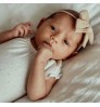 Newborn Baby Girls Headbands Cotton Muslin Nylon Hairband Hair Bows Handmade Hair Accessories for Infant Toddler Kids