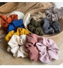 hair accessories 2021 Satin high Quality plain color cotton scrunchies oversized Designer Scrunchies for women