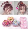 cheap Wholesale baby Girls Cute Packed in heart shaped metal box Elastic rubber band kids hair ties Hair accessories