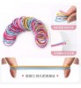 cheap Wholesale baby Girls Cute Packed in heart shaped metal box Elastic rubber band kids hair ties Hair accessories