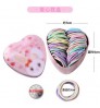 cheap Wholesale baby Girls Cute Packed in heart shaped metal box Elastic rubber band kids hair ties Hair accessories