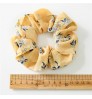 Custom Fashion Women Hair Accessories super fairy sweet pure color hair rope silk fabric art Ribbon scrunchies