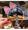 LED Transparent PVC Sequin Bow Hair Hoop for Christmas Day Children's hair accessories