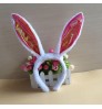 Cute Lovely Plush Long Rabbit Ears Hair Band Women Girl Bunny Headband Headwear Ear Decorations Hair Accessories for Cosplay