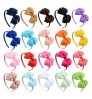 Kids Girls Bow Headband Holder Hoop Cute Bow Ribbon Hairbands for Baby Girls Wholesale Hair Accessories