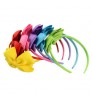 Kids Girls Bow Headband Holder Hoop Cute Bow Ribbon Hairbands for Baby Girls Wholesale Hair Accessories