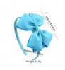 Kids Girls Bow Headband Holder Hoop Cute Bow Ribbon Hairbands for Baby Girls Wholesale Hair Accessories