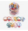 wholesale luxury resin fruit series 20pcs baby Elastic Rubber Band Girls Hair Ties kids hair accessories