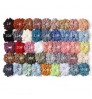 New Products Malaysia Single Product Pearl Chiffon Bunch Hair Tie Pure Color Base Flower Headscarf Scarf Accessories