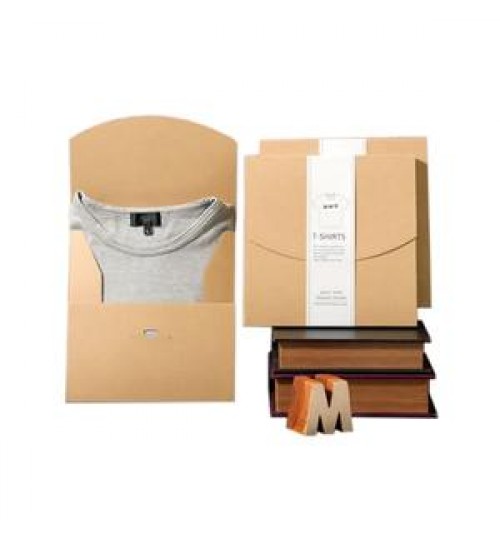 Hot Sale Kraft Paper Card Box Clothing Packaging gift For T Shirt Boxes