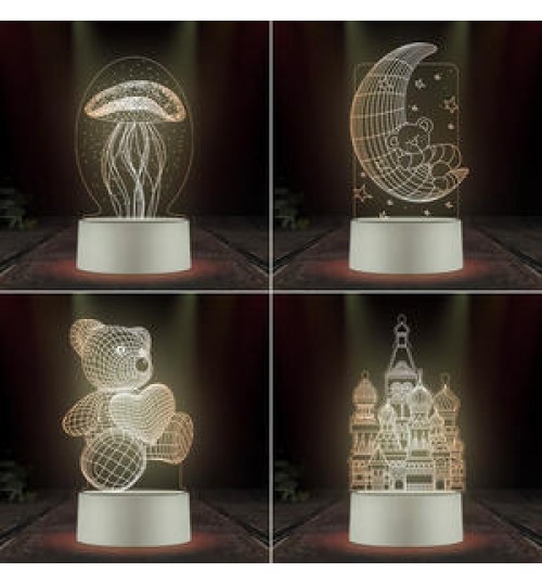 2022 New 3D Lamp Novelty Business sets Wedding Gift Mother's Day Gift Ideas Islamic Gifts