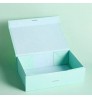 Wholesales Gift Packaging Box Magnet Foldable Clothes Paper Box with Ribbon Closure Custom folding storage box