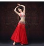 2019 new Female Adult longuette Performance clothes Fairy suit Performance clothes spring and autumn Belly dance costumes