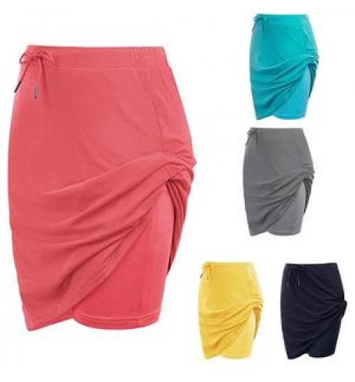 Hot Selling Women Fitness Wear Quick-Drying Stretch Sexy One-Piece Short Skirt