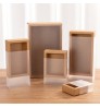 Transparent Kraft Paper Drawer Box PVC Frosted Sleeve Gift Boxes Custom Printing Tea Perfume Soap Packaging Bridesmaid Gift Box