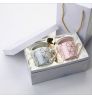 Corporate Luxury Christmas Marble gift set Wedding Souvenir Bridesmaid Couple Gift Mug Item Box Bag Set For Wedding