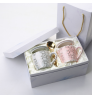 Corporate Luxury Christmas Marble gift set Wedding Souvenir Bridesmaid Couple Gift Mug Item Box Bag Set For Wedding