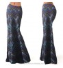 Women Long Skirt Comfortable High Waist Elastic Buttocks Longuette Bohemian Maxi Skirts Casual Vestidos Harajuku Print