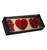 Valentine's Day mother's Day wedding gift boxes black acrylic flower box rectangular I LOVE YOU rose packing flower boxes