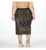 Top quality made in Italy longuette skirt for elegant women and for party, cocktail and wedding