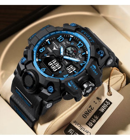 Japan Movement LED Display Sport OEM Watches Custom Logo Men Wrist Waterproof Reloj Digital Watches