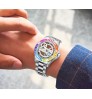 Mechanical Watches 316L Stainless Steel With 5A Grade Rainbow Diamonds For Mens Mechanical Watches Automatic