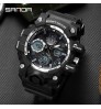 SANDA New Military Waterproof Watch Dual LED Display Men Digital Sports Watches For Men