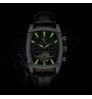 Business Stainless Steel Visible Case Back Men Watches Mechanical Moon Phase Automatic Mechanical Wristwatches For Men