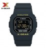 X-New brand Waterproof Classical Watch Men Colourful Fashion Leisure Wristwatch Gold digital watch