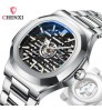 Men Stainless steel Watch Customized Case Fashion Watch Automatic Mechanical Watch