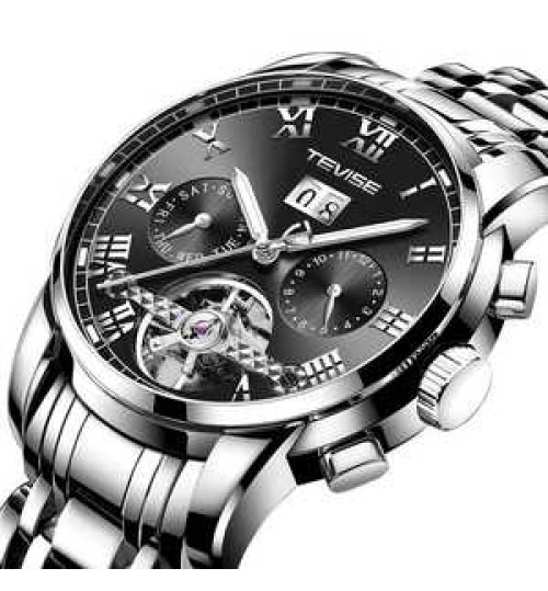 Luxury multifunctional luminous waterproof automatic mechanical watches for men