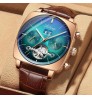 YD Hot Selling Product Ailang 8655 Square Mechanical Watch Business Men Watch Hollow Mechanical Watch