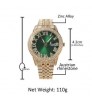 Watch New Number Design Bezel Golden Mens Clock Men Automatic mechanical Watch