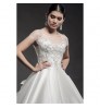 Luxury lace custom bridal gowns fabric heavy embroidered wedding dress