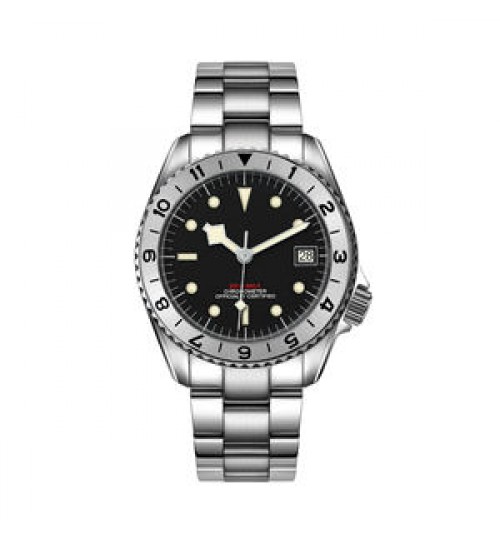 Stainless Bezel Diving Watch NH35 Movement Automatic 200 Meters Water Resistant Diver Watch Mechanical