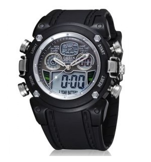 OHSEN AD0721 men Digital & Quartz watch Analog Sport Wristwatch Fashion Waterproof Diving Watch