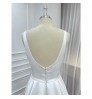 Wedding Dress Wholesale Classic Satin Gown Simple Wedding Costumes Factory Made Bride Marriage Dress 2022