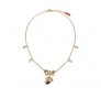 High Quality Control Licensed Product Pendant Jewelry Gold Plated Chain aibo Head Bow Necklace  HK/JP/US only 