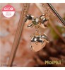 High Quality Control Licensed Product Pendant Jewelry Gold Plated Chain aibo Head Bow Necklace  HK/JP/US only 