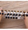 Hot 2Pcs/Set 7 Style Natural Stone Yoga Beaded Bracelet, Beads Bracelet Men Friend Gift Charm Jewelry