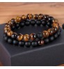 Hot 2Pcs/Set 7 Style Natural Stone Yoga Beaded Bracelet, Beads Bracelet Men Friend Gift Charm Jewelry