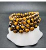 Stone Beads Bracelets Jewelry 6/8/10/12MM Mens Tiger Eye Bracelet