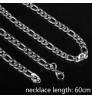 Wholesale Fashion Classic Stainless Steel Cuban Link Chain Necklace for Women Men Jewelry