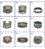 New Hand-woven Women Fashion Vintage Jewelry Punk Adjustable Mens Rings Stainless Steel Jewelry Hip Hop Punk Ring