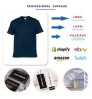 Custom Unisex tshirt High Quality 100% Premium Cotton T-Shirt Customize Printing Logo Men's O-Neck Blank T-Shirt