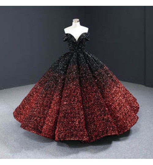 Bridal Wedding Dress Gowns Sweet Crystal Ball Women Gowns Luxurious Vintage Quinceanera Puffy Dress