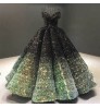 Bridal Wedding Dress Gowns Sweet Crystal Ball Women Gowns Luxurious Vintage Quinceanera Puffy Dress