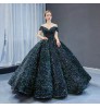 Bridal Wedding Dress Gowns Sweet Crystal Ball Women Gowns Luxurious Vintage Quinceanera Puffy Dress