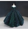 Bridal Wedding Dress Gowns Sweet Crystal Ball Women Gowns Luxurious Vintage Quinceanera Puffy Dress