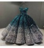 Bridal Wedding Dress Gowns Sweet Crystal Ball Women Gowns Luxurious Vintage Quinceanera Puffy Dress